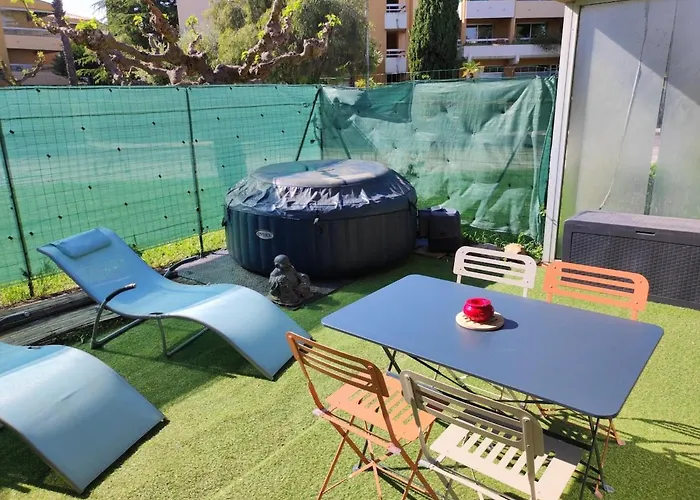 شقة L'ecrin Bleu - Cocooning Au Lavandou - 800m De La *